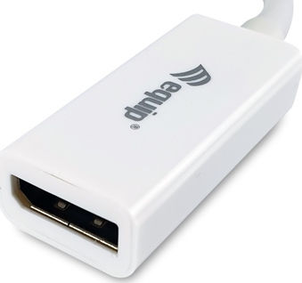 Equip Konverter Mini-DisplayPort männlich zu DisplayPort weiblich Weiß 1Stück 133440