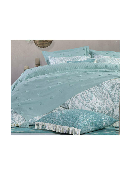 Nef-Nef Homeware Indila Σετ Μαξιλαροθήκες Oxford 52x72εκ. Light Blue