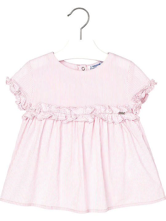 Mayoral Kids Blouse Short Sleeve Pink