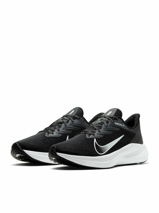 Nike Zoom Winflo 7 Ανδρικά Αθλητικά Παπούτσια Running Black / White / Anthracite