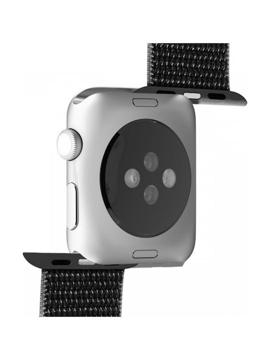 Puro Sport Curea Tesatura Μαύρο (Apple (Apple Watch 42/44/45mm - Ceas Apple 42/44/45mm) AW44SPORT-BLK