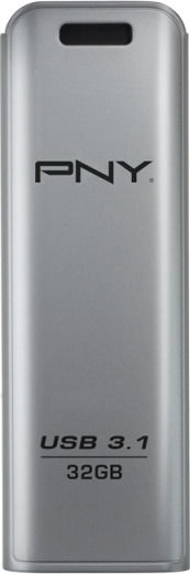 PNY Elite Steel 32GB USB 3.0 Stick Ασημί