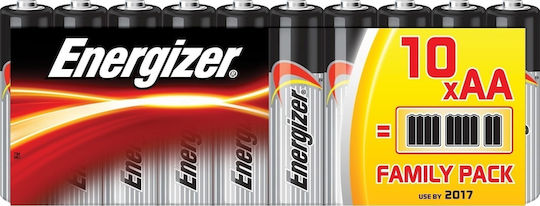 Energizer Power Αλκαλικές Μπαταρίες AA 1.5V 10τμχ
