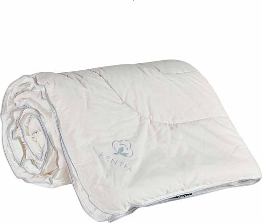 Kentia Завивка Двойна 220x240см Чист Памук Бяла 300 GSM 10.5 Тогс