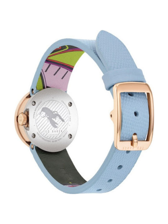 Ted Baker Seerena Uhr mit Blau Lederarmband