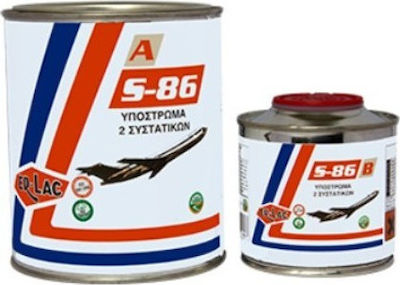 ER-LAC S-86 Υπόστρωμα 2Σ Ξύλινων Επιφανειών Λευκό Suitable for Wood 1.25lt