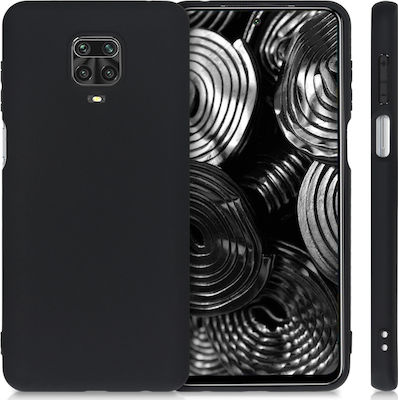 KWmobile Umschlag Rückseite Silikon Schwarz (Redmi Note 9S / 9 Pro / 9 Pro Max) 52140.47