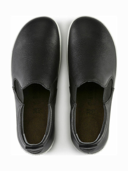 Birkenstock QO 400 Natural Leather Παπούτσι Εργασίας Μαύρο