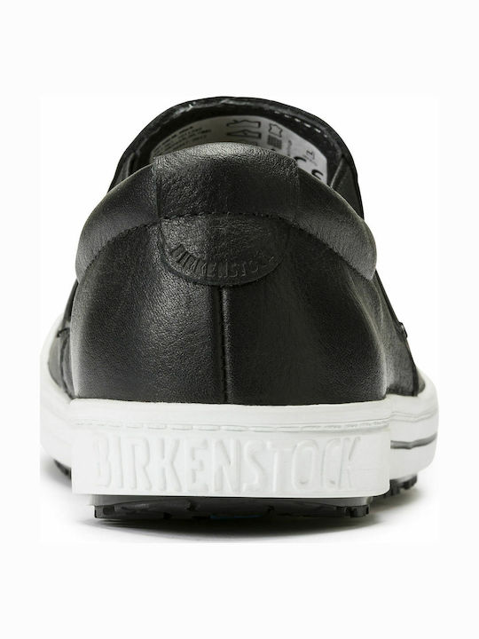 Birkenstock QO 400 Natural Leather Παπούτσι Εργασίας Μαύρο