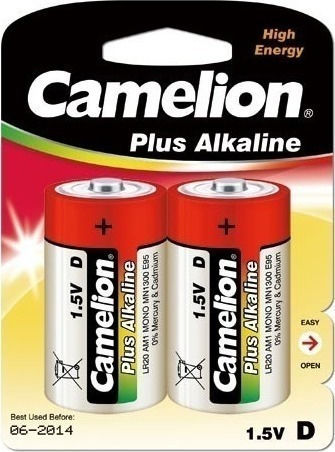 Camelion Plus Alkaline Batterien D 1.5V 2Stück