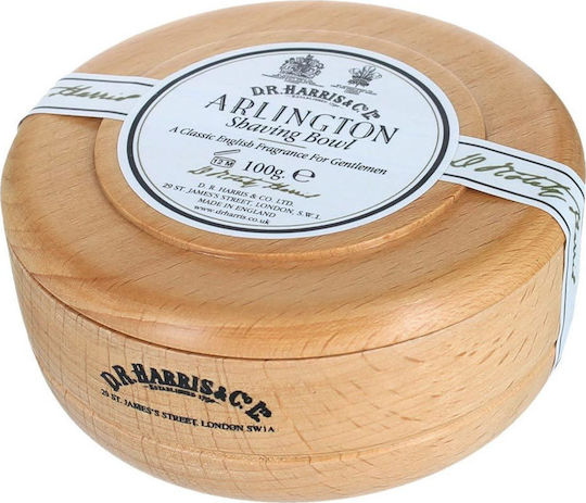 Dr. Harris & Co. Ltd Arlington Σαπούνι Ξυρίσματος σε Ξύλινο Μπωλ 100gr