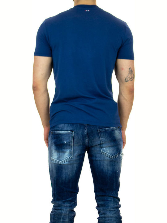 Napapijri Herren T-Shirt Kurzarm Blau