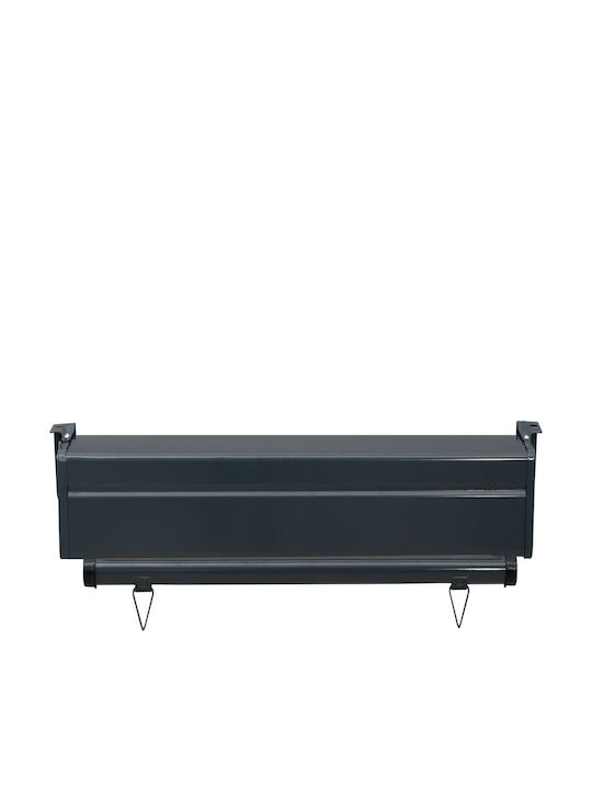 vidaXL Rulou lateral de umbrire Terasă Gri x2.5m