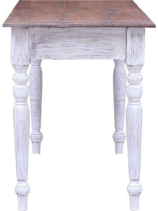 Desk made of Solid Wood Brown 117x57x75cm