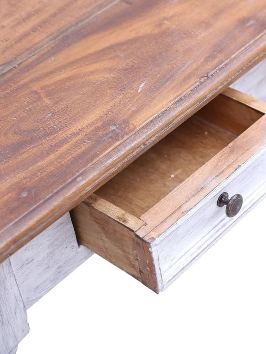 Desk made of Solid Wood Brown 117x57x75cm