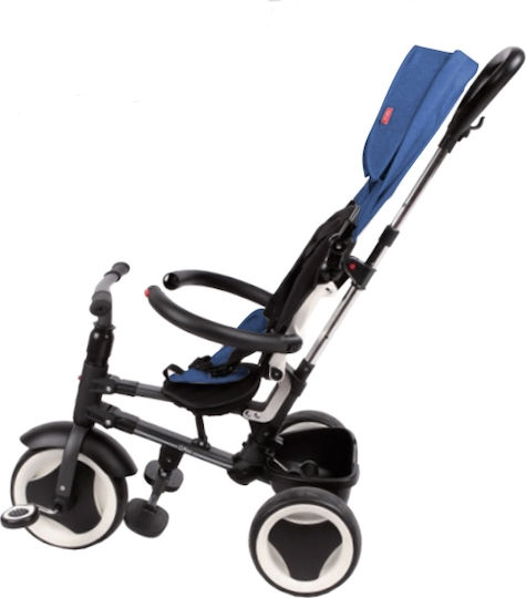 Q Play Deluxe Convertible with Parental Handle 3 in 1 for 9 Months Blue