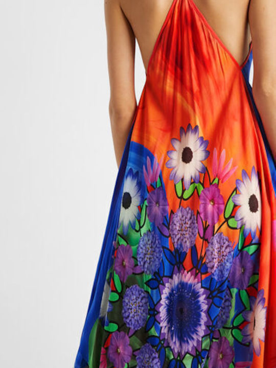 Desigual Roseau Damen Mini Kleid Strand Mehrfarbig