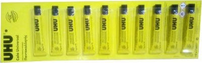 UHU Glue Gel The All Purpose Adhesive 10pcs 7ml 26000