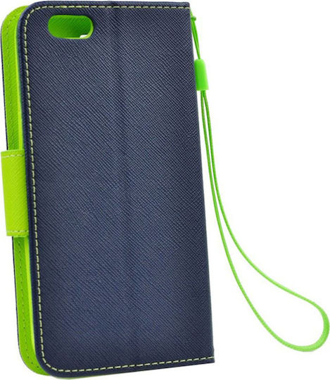 FANCY Wallet Δερματίνης Navy Μπλε (Redmi 5 Plus)