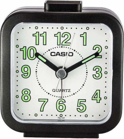 Casio Επιτραπέζιο Ρολόι με Ξυπνητήρι TQ-141-1EF