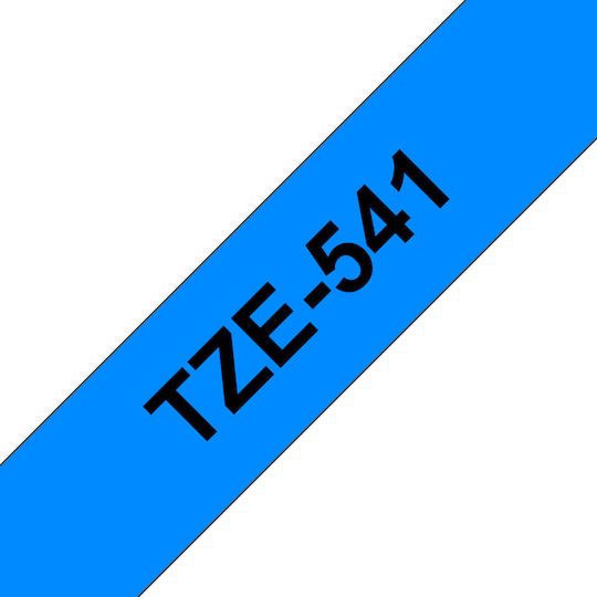 Brother Ταινία Ετικετογράφου 8m x 18mm σε Μπλε Χρώμα Συμβατή με Brother TZe/TZ