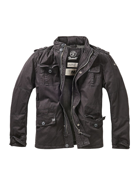 Britannia Winter Jacke Schwarz