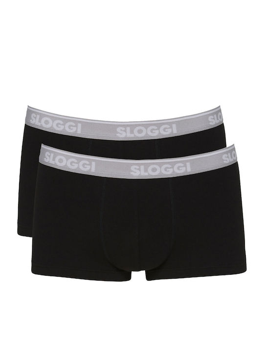 Sloggi Men's Boxers Black 2Pack