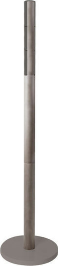 Umbra Flapper Freistehender Kleiderständer Hölzernes Grey Mit 9 Haken 39.4x39.4x168.9cm