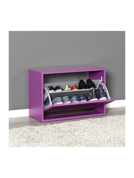 Holz Schuhschrank Step 6 mit 1 Regal 60x30x42cm