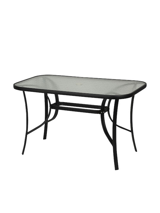 Метално Маса Стабилна 15090BL Черен 150x90x72бр