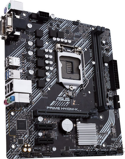 Asus Prime H410M-K Motherboard Micro ATX με Intel 1200 Socket 90MB13I0-M0EAY0