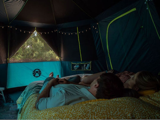 Coleman Octagon BlackOut Χειμερινή Σκηνή Camping Χακί με Διπλό Πανί για 8 Άτομα 396x386x208εκ.