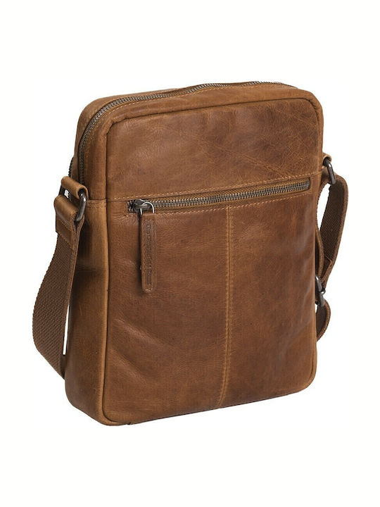 Dessau Leather Men's Shoulder Crossbody Tabac Brown Bag
