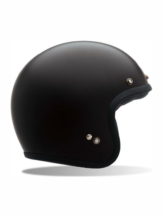 Bell Custom 500 Jet Helmet DOT 1200gr Vintage Row Black Matt