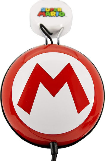 OTL Tween Super Mario Icon Wired On Ear Headphones Red