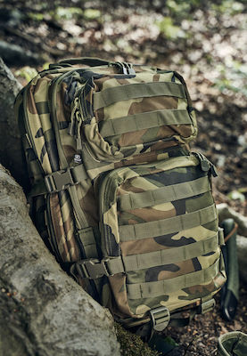 Brandit Us Cooper Large Militärtäschchen Rucksack Camouflage Oliv Tarnung in Khaki Farbe 40Es 8008.10