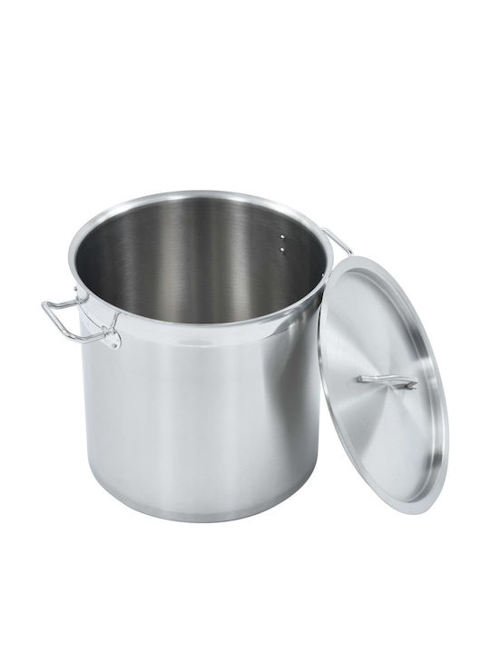 vidaXL Stainless Steel Marmite Pot 25lt / 32cm