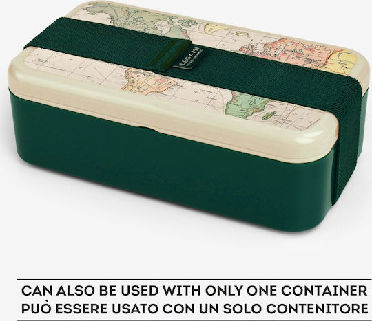 Legami Milano Lunch Box Travel Lunchbox Kunststoff Grün 350ml 1Stück
