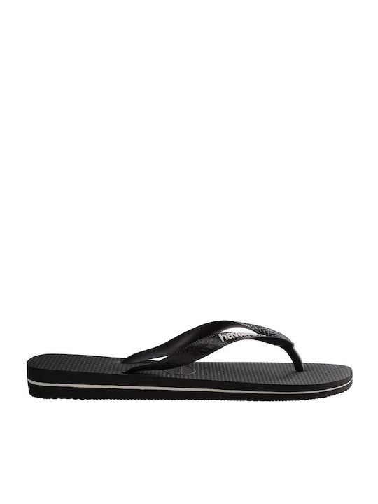 Logo Filete Men's Flip Flops Black