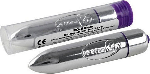 Rocks Off Single Speed RO-80mm Mini Δονητής Bullet 8cm Chrome