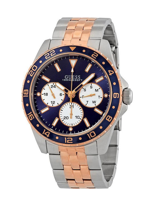 Guess Ρολόι Μπαταρίας με Μεταλλικό Μπρασελέ Guess Ρολόι Μπαταρίας με Μεταλλικό Μπρασελέ