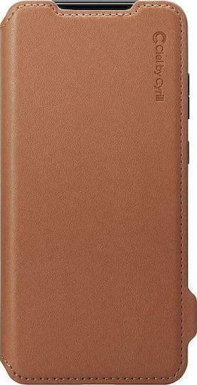 Spigen Ciel Brick Портмоне Изкуствена кожа Кафяв (Galaxy S20 Ultra)