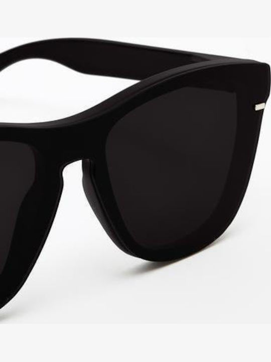 Hawkers Dark One Unisex Γυαλιά Ηλίου με Μαύρο Κοκκάλινο Σκελετό και Μαύρο Φακό HKRS1097