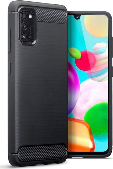 Hurtel Back Cover Silicon Negru (Galaxy A41)