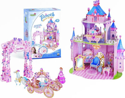 Princess Secret Garden Puzzle 3D 92 Bucăți