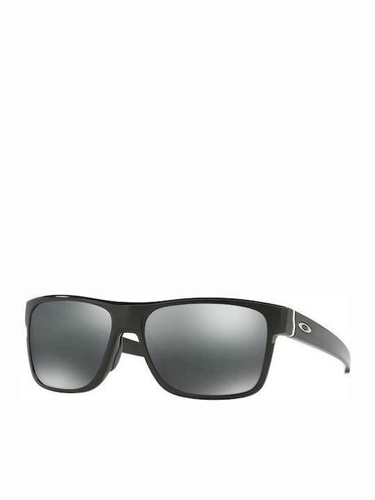 Oakley Crossrange Sonnenbrillen mit Schwarz Rahmen und Schwarz Spiegel Linse OO9361-02