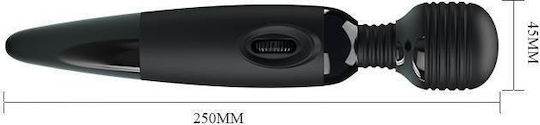 Pretty Love Power Wand Δονητής Μασάζ 25cm Black