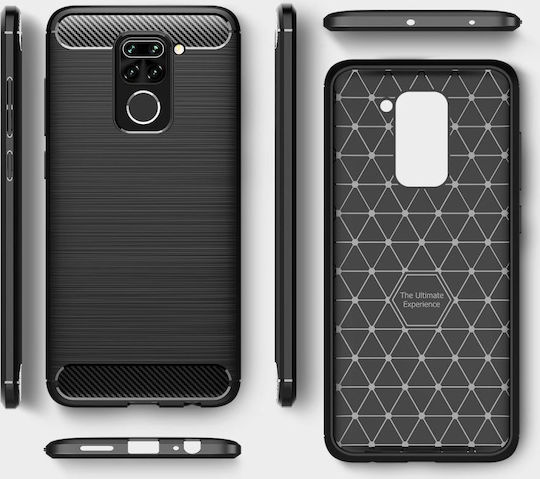 Back Cover Σιλικόνης Μαύρο (Redmi Note 9)