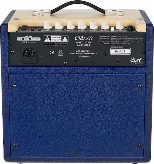 Cort Combo Amplifier for Electric Guitar 1 x 8" 15W Blue