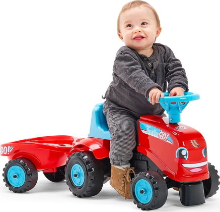Falk Baby Tractor Go Mașină Ride On Roșie
